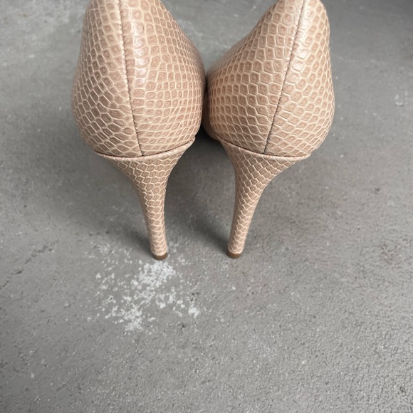 ZARA blush snakeskin pumps - 37 - Picture 4 of 7